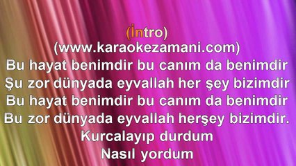 Eylem - Hayat - 2011 - TÜRKÇE KARAOKE