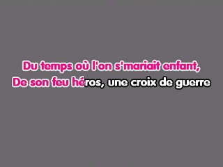 KARAOKE MICHEL SARDOU - La vieille