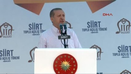 Siirt-5- Cumhurbaşkanı Erdoğan Siirt'te Konuştu