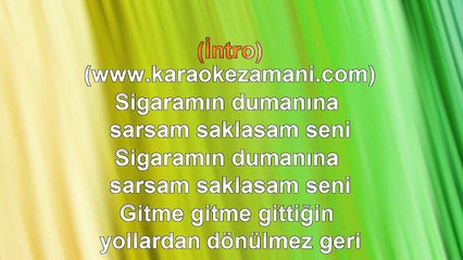 Ezginin Günlüğü - Sigaramın Dumanına Sarsam - 1980 - TÜRKÇE KARAOKE