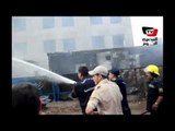 حريق يلتهم مبنى كلية الآداب الجديد بـ«المنصورة»