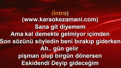 Ezo - Rafet El Roman - Git Diyemem - (2014) - TÜRKÇE KARAOKE