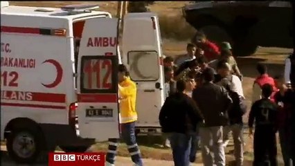 Ceylanpınar'da bombalama paniği