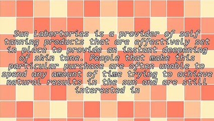 Deciding From Sun Labortories Products