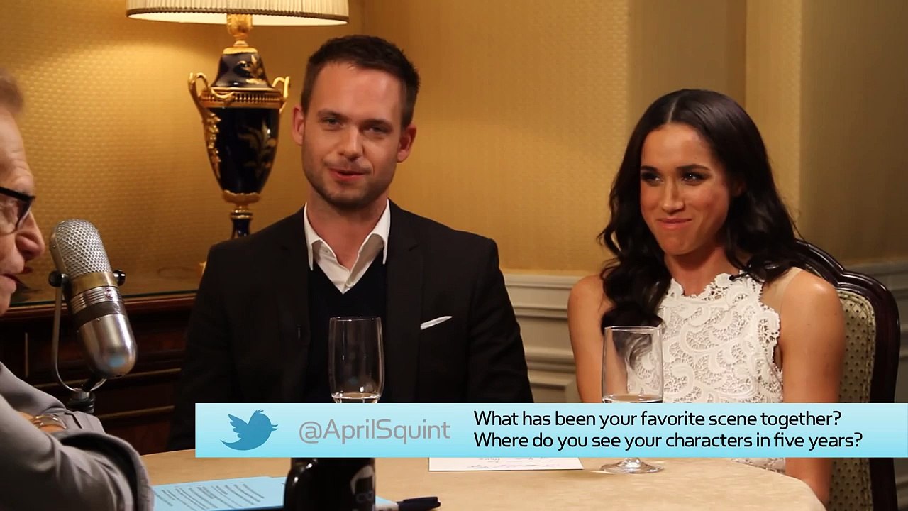 Love In The Stacks: "Suits" Stars Patrick Adams and Meghan Markle Answer Social Media Q...