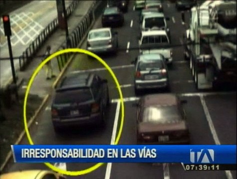 Graves infracciones de tránsito son captadas por las cámaras de la AMT