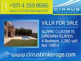 Villa for Sale in Dubai: 4 bed villa in Jumeirah Islands