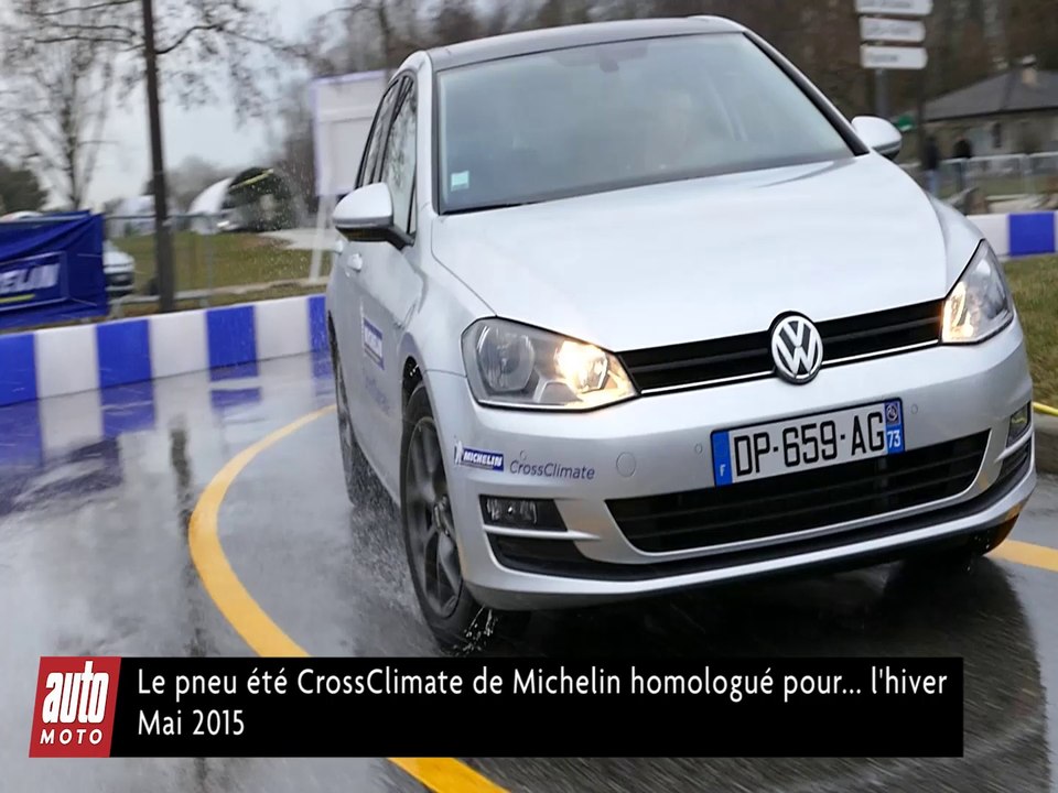 Michelin CrossClimate 2015 : 1er pneu été homologué en pneu hiver - Test Automoto