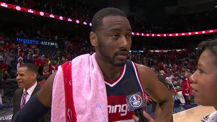 Postgame_ John Wall _ Wizards vs Hawks _ Game 1 _ May 3, 2015 _ NBA Playoffs