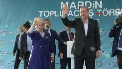 Mardin-2- Cumhurbaşkanı Erdoğan Mardin'de Konuştu