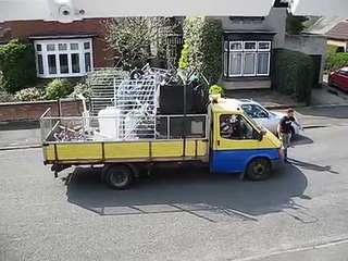 Funny Irish rag and bone van man