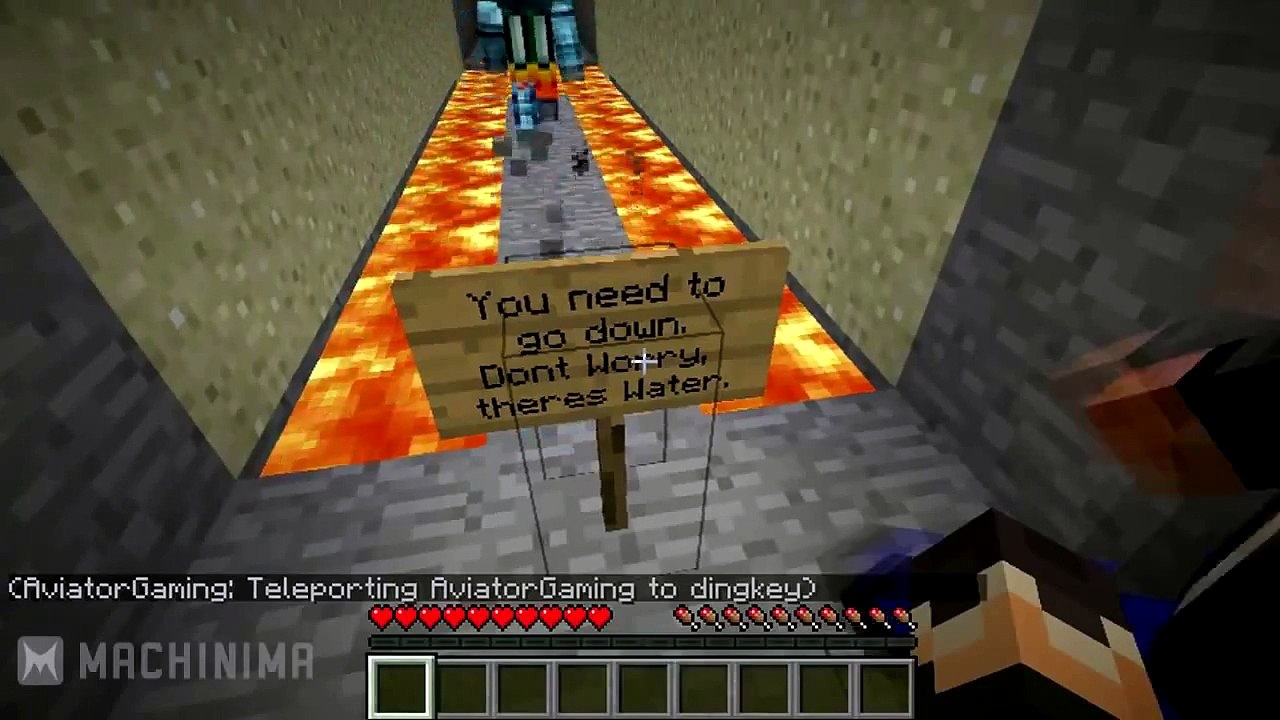 Minecraft Temple Runner   Sky and Aviator! Episode 5