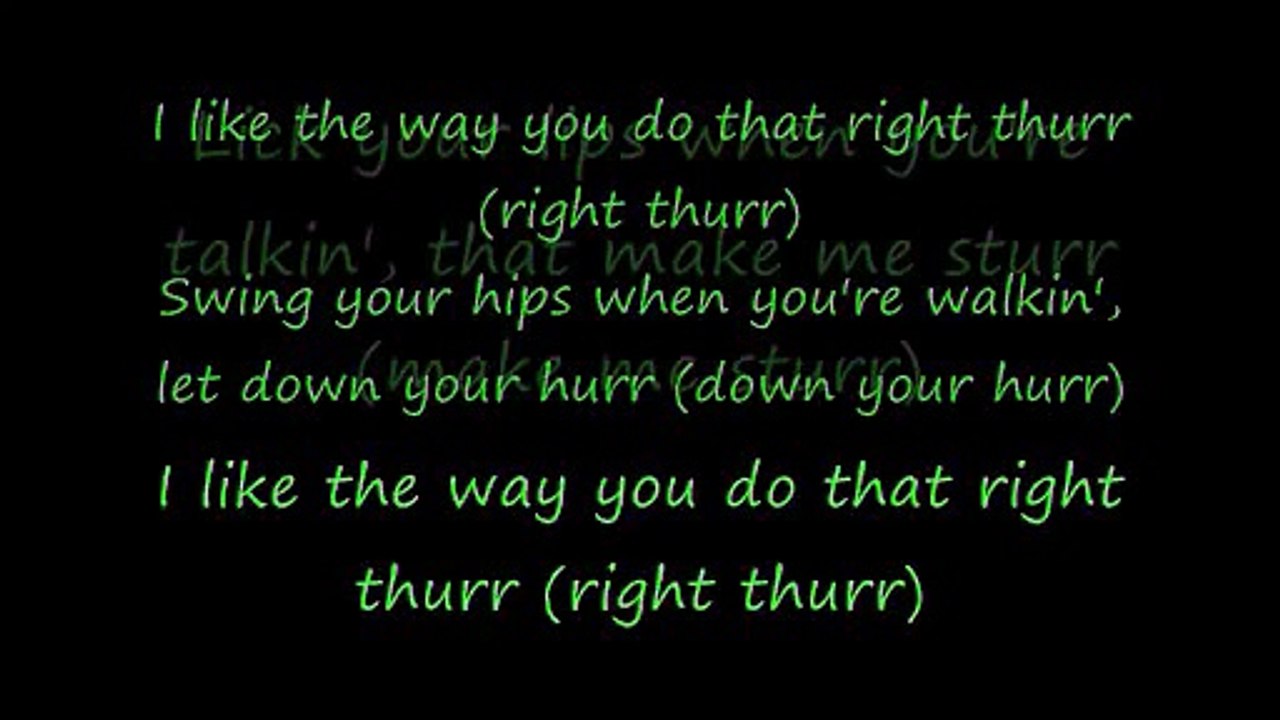 Chingy - Right Thurr - Lyrics