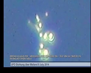 UFO Multidimensionales Wesen über Mailand 6 Juli 2014 Exopolitik