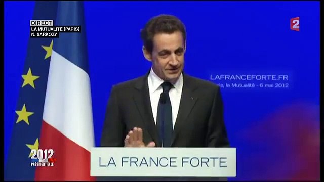 Nicolas Sarkozy - discours d'adieu 8 mai 2012