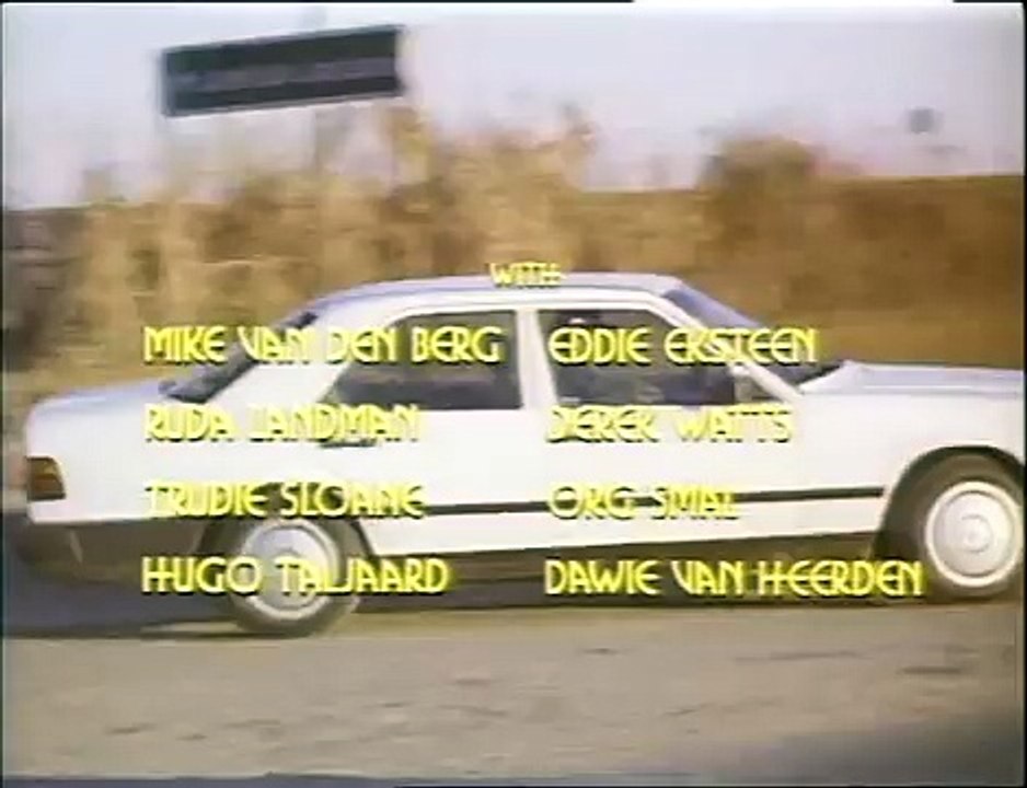 Leon Schuster shoots fake zebra