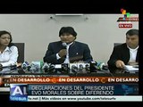 Evo Morales asegura que debe respetarse el derecho internacional