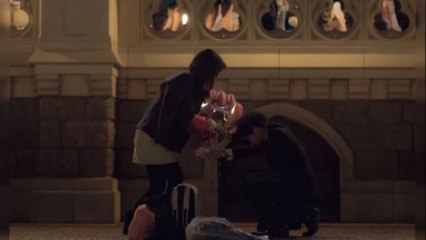 【感動】東京ディズニーランドのシンデレラ城前でサプライズプロポーズ！