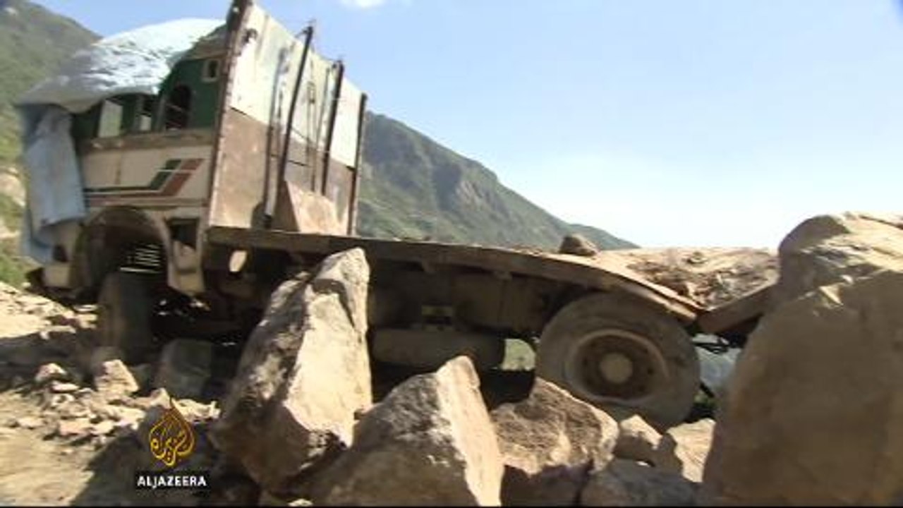 Reporing from elusive Nepal area devastated by earthquake