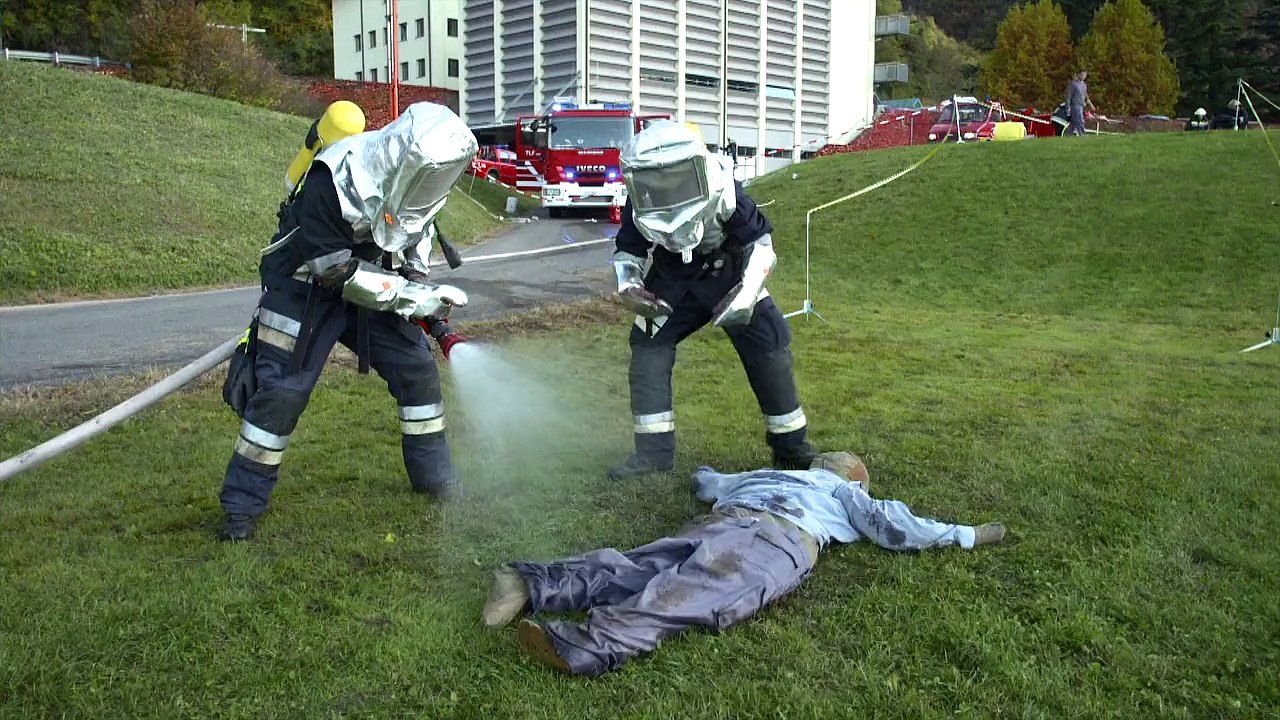 Gefahrguteinsatz Feuerwehr Ausbildung (Südtirol)