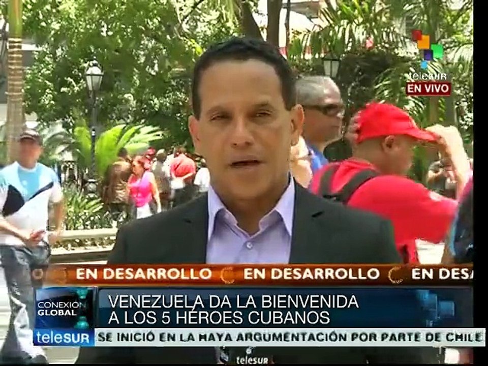 Venezuela: Los Cinco héroes cubanos recorren Caracas