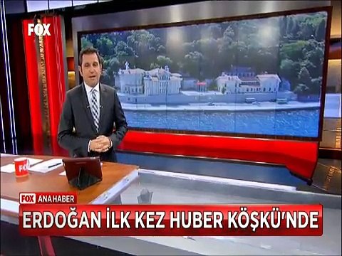 Cumhurbaşkanı Erdoğan, Abdullah Gül'ün boşalttığı Huber köşküne ilk kez gitti