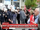 Bursa'da MHP ile HDP yanyana seçim bürosu açınca ortalık böyle karıştı