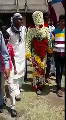 Check This Groom Covered With Flowers