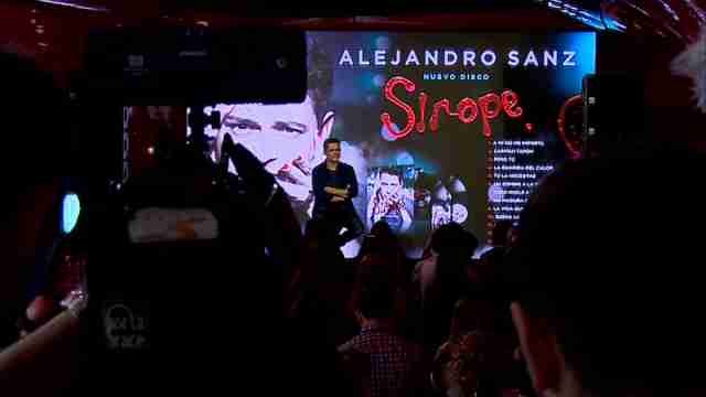 Sirope , lo último de Alejandro Sanz, se presenta en Madrid