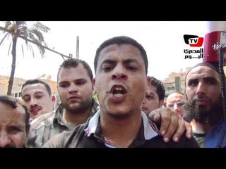 عمال سيراميكا كليوباترا يتظاهرون أمام القصر الرئاسي للمطالبة بلقاء الرئيس 🏛️