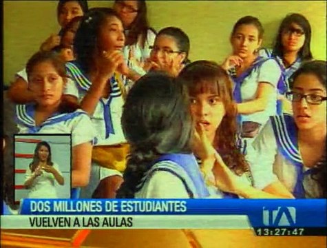 Inician las clases en la Costa