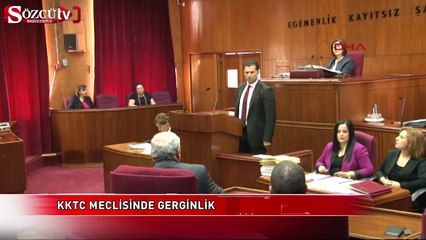 KKTC meclisinde gerginlik