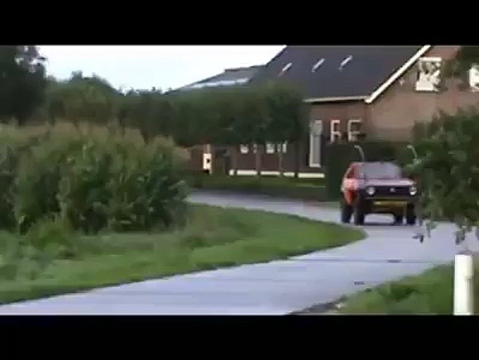 Rolling Car. This might be funny but nobody should go and weld iron to their vehicles so they too can tumble