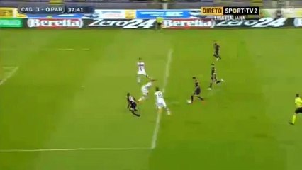 Paul-Jose M'Poku Goal Cagliari 3-0 Parma Serie A 04.05.2015