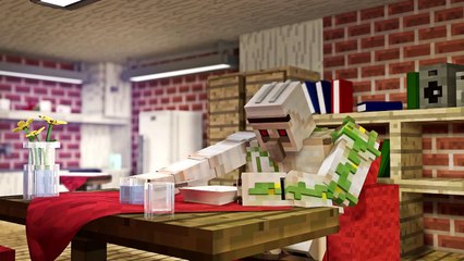 Traveling with the Iron Golem - PARIS (Minecraft Animation)