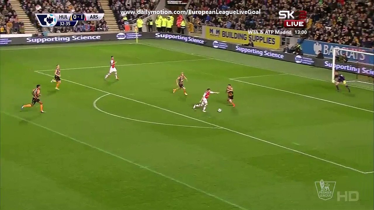 Aaron Ramsey 0:2 | Hull City - Arsenal 04.05.2015 HD