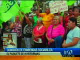 Comisión de enmiendas sesiona en Santo Domingo de los Tsáchilas