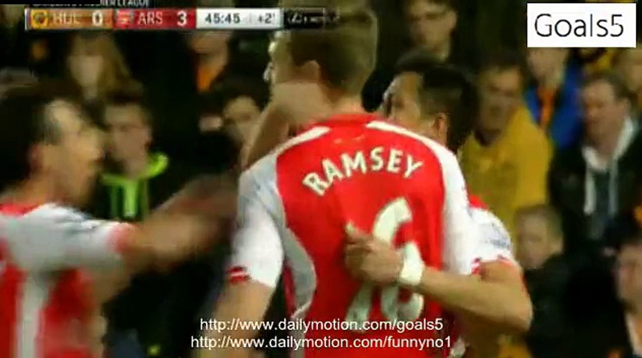 Alexis Sanchez Amazing 2 nd Goal Hull 0 - 3 Arsenal Premier League 4-5-2015