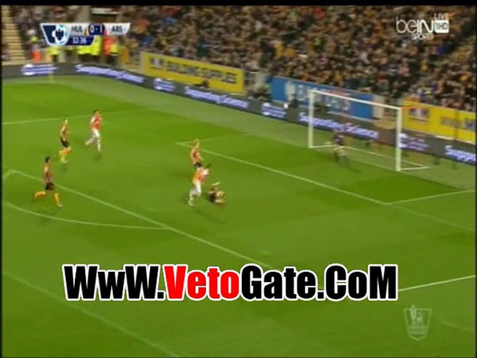 الهدف الاول والثانى للارسنال