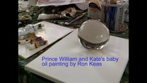 Prince William and Kate's psychic baby picture, painting, portrait