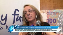 Alicia Kirchner entregó certificados a radios comunitarias