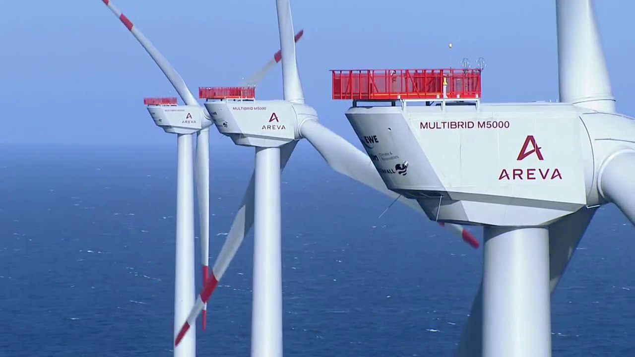 Renewable energy from offshore wind farms