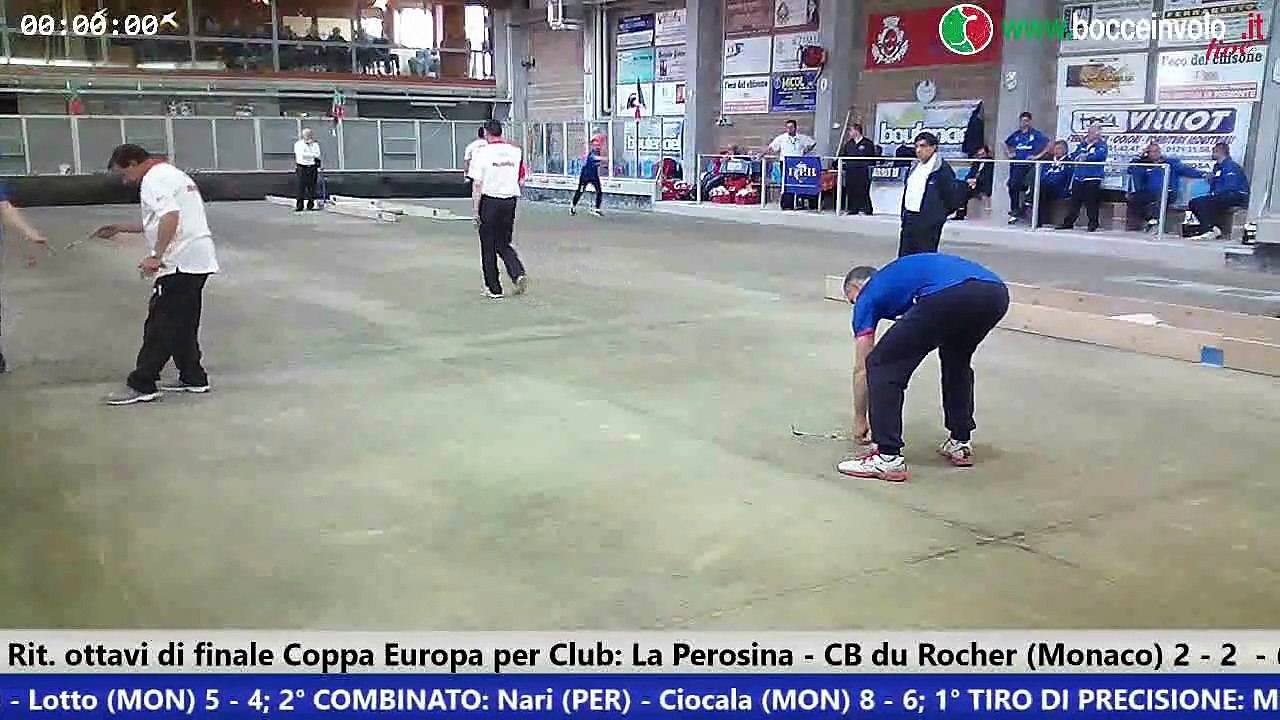 Coppa Europa 2015 - La Perosina Vs C.B. du Rocher (Monanco) - Combinati e tiri di precisione