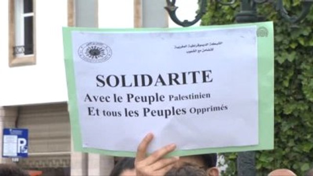 Fas'ta İsrail Karşıtı Gösteri