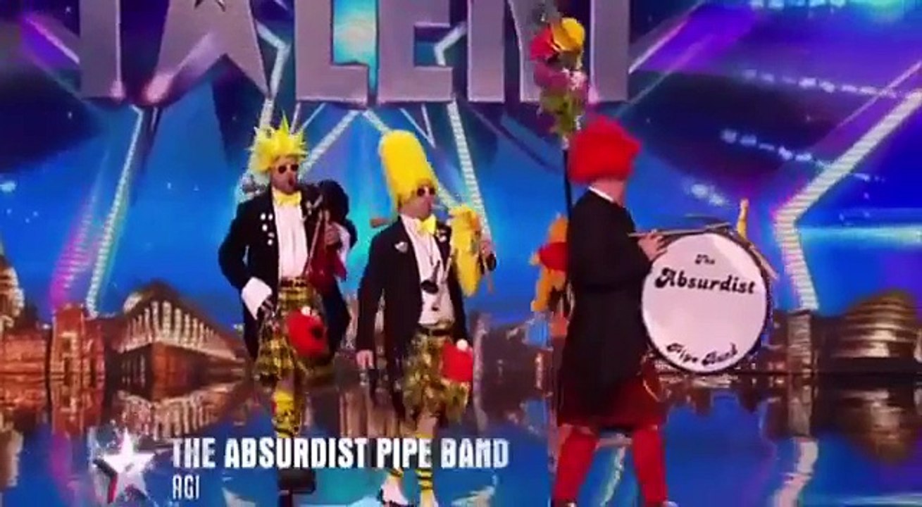 The Absurdist Pipe Band   Britain's Got Talent 2015   Audition Week 2