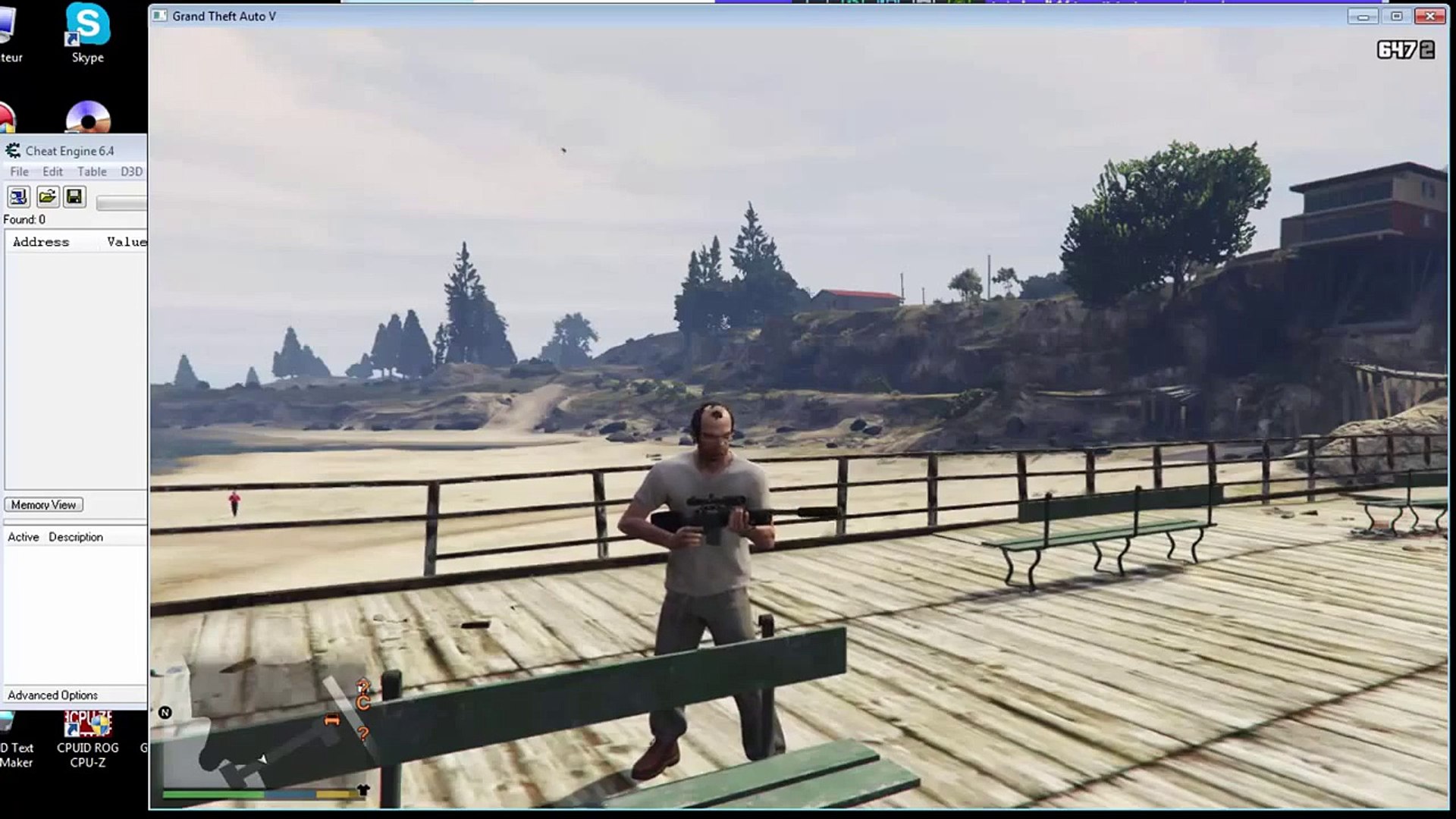 Argent Infini Gta 5 Mode Histoire Cheatengine Video Dailymotion