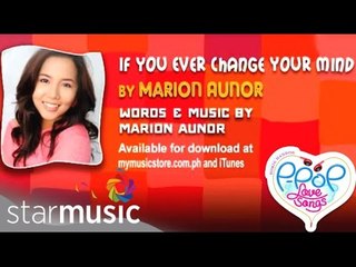 Marion - If You Ever Change Your Mind (Official Lyric Video)