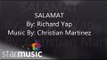 Salamat by Richard Yap (Lyric Video)
