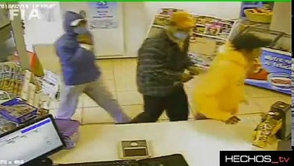 VIDEO GRABAN ASALTO DE " LA BANDA DE LAS BICICLETAS "