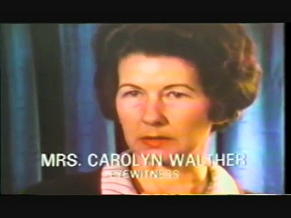 JFK assassination witness Carolyn Walther describes seeing 2 different gunmen